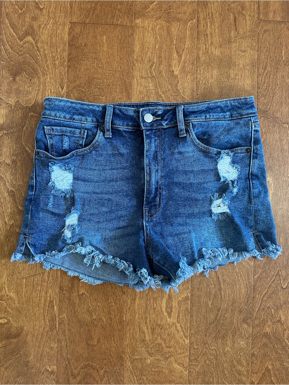 Just USA Women's Distressed Denim Shorts - size 30